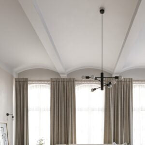 Modern 3-Light Black Chandelier | Industrial Steel Ceiling Light | Adjustable Loft Pendant