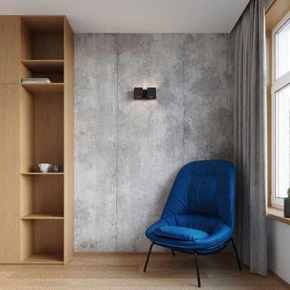 Quad Maxi | Modern Ceiling Light | Industrial Black Metal Lamp | Living Room