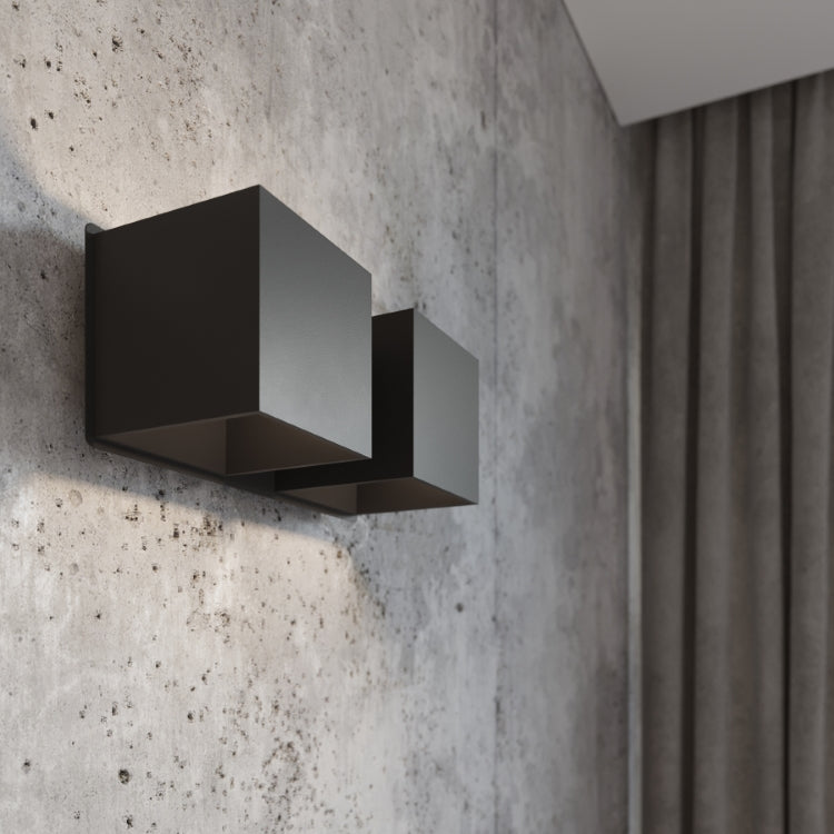 Quad Maxi | Modern Ceiling Light | Industrial Black Metal Lamp | Living Room