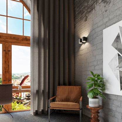 Quad Maxi | Square Ceiling Lamp | Contemporary Black Steel | Design Light