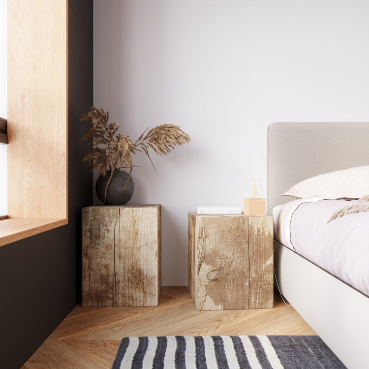 Ariz Natural Wood | Wall Lamp | Scandinavian Wooden Light | Bedroom & Hallway