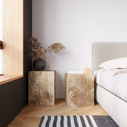 Ariz Natural Wood | Wall Lamp | Scandinavian Wooden Light | Bedroom & Hallway
