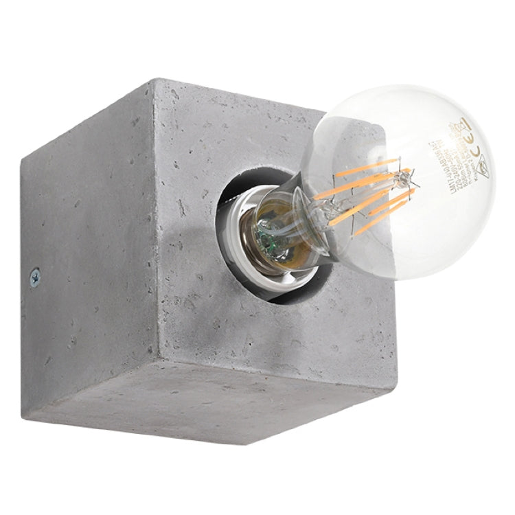 Ariz Concrete | Wall Lamp | Industrial Grey Cement Light | Modern Interiors