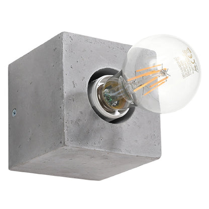 Ariz Concrete | Wall Lamp | Industrial Grey Cement Light | Modern Interiors