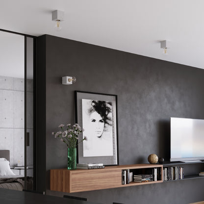 Ariz Concrete | Wall Lamp | Industrial Grey Cement Light | Modern Interiors