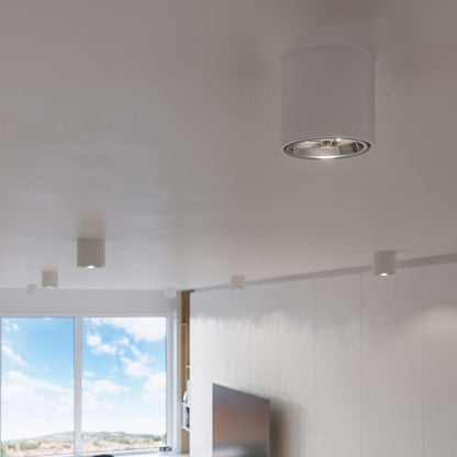 Quad Maxi | Modern White Ceiling Light | Steel Lamp Home Interiors