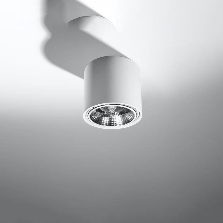 Quad Maxi | Modern White Ceiling Light | Steel Lamp Home Interiors
