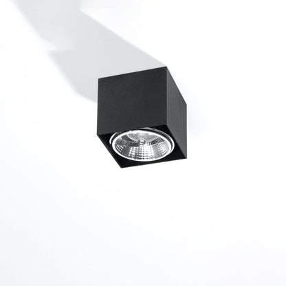 Quad Maxi | Ceiling Lamp | Square Steel Lamp | Matte Black