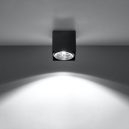 Quad Maxi | Ceiling Lamp | Square Steel Lamp | Matte Black