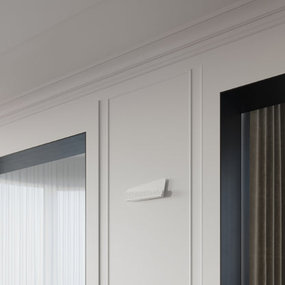 Aliza White Steel | Wall Lamp | Double LED Light Fixture | Modern Living Spaces