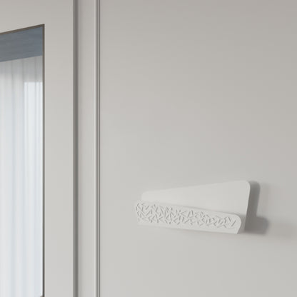 Aliza White Steel | Wall Lamp | Double LED Light Fixture | Modern Living Spaces