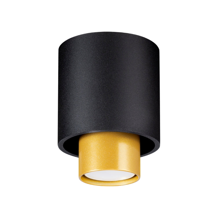 Quad Maxi | Black Metal Ceiling Lamp | Minimalist Industrial Style Lighting