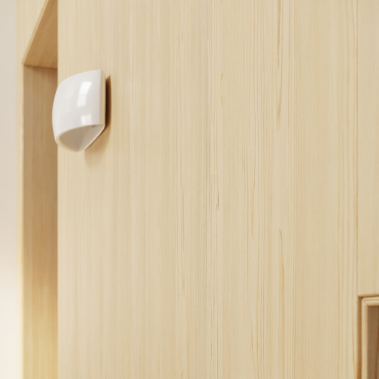 Pontius White Ceramic | Wall Lamp | Minimalist Varnished Light Fixture | Living Room