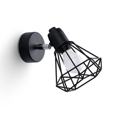 Artemis Black Steel | Wall Lamp | Contemporary Metal Light Fixture | Living Room