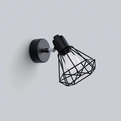 Artemis Black Steel | Wall Lamp | Contemporary Metal Light Fixture | Living Room