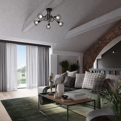 Artemis Black Steel | Extended Wall Lamp | Modern Metal Wall Light | Living Room & Bedroom