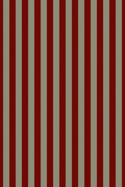 Festive Stripes Wallpaper | Red & Gold Holiday Design | Elegant Modern Wall Mural
