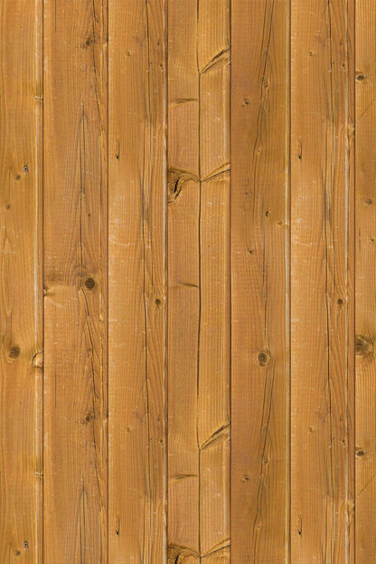 Brown Wood Wallpaper | Rustic Timber Plank Design | Modern Farmhouse Wall Mural