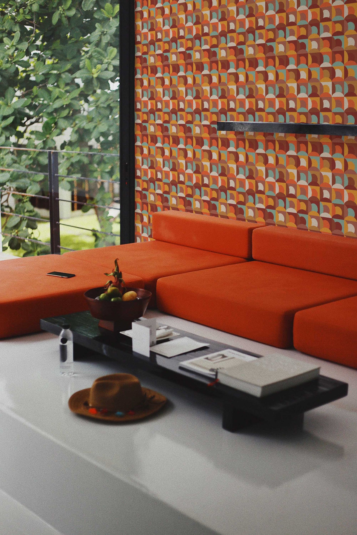 Copper Colour Flow Wallpaper | Modern Metallic Design | Elegant Textured Wall Mural