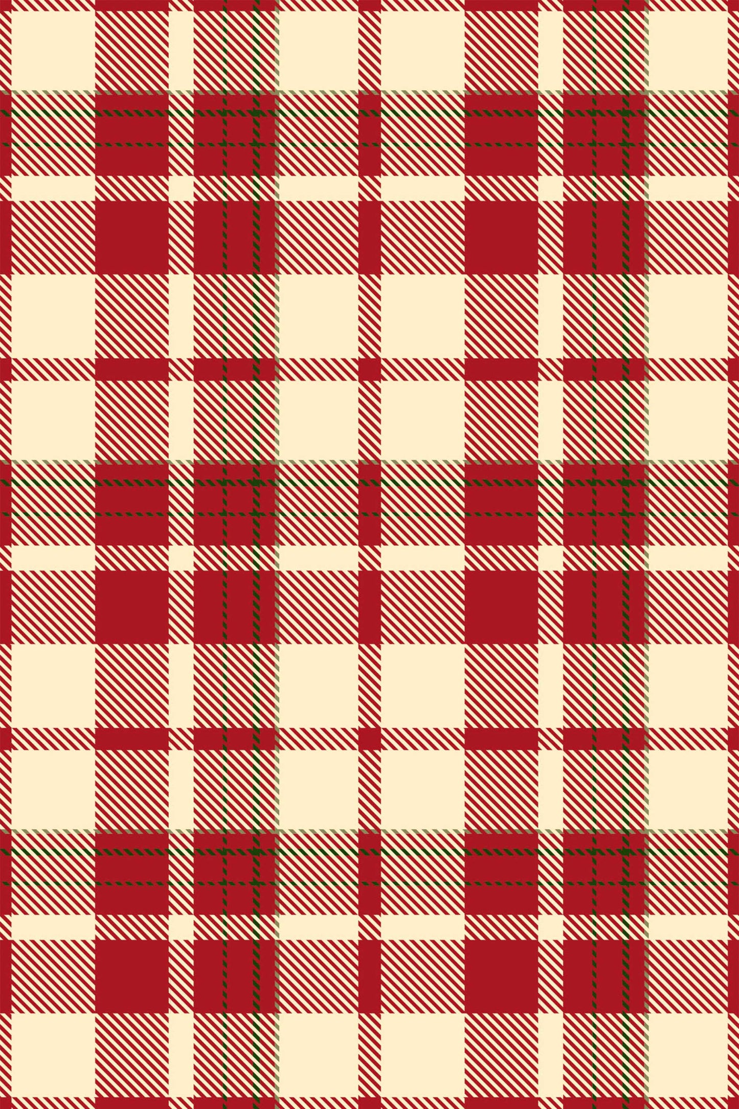 Rustic Plaid Wallpaper | Classic Tartan Pattern | Cozy Farmhouse & Cottage Wall Decor