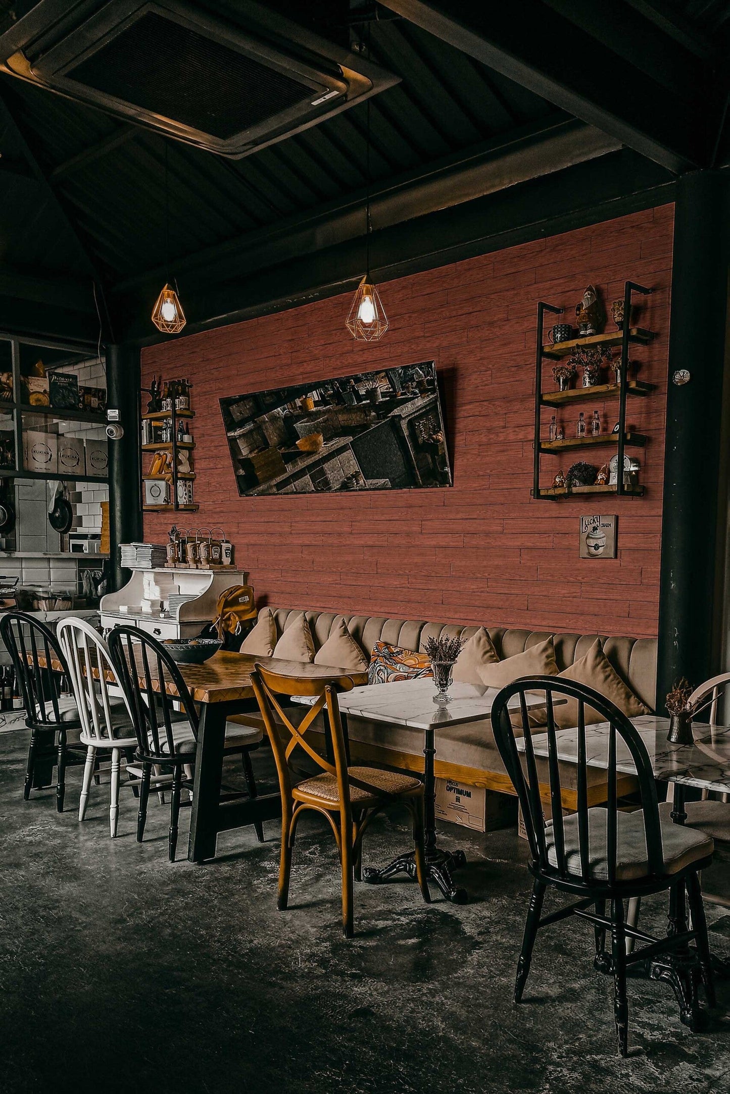 Rustic Brown Wood Plank Wallpaper | Natural Timber Texture | Modern Farmhouse Wall Mural