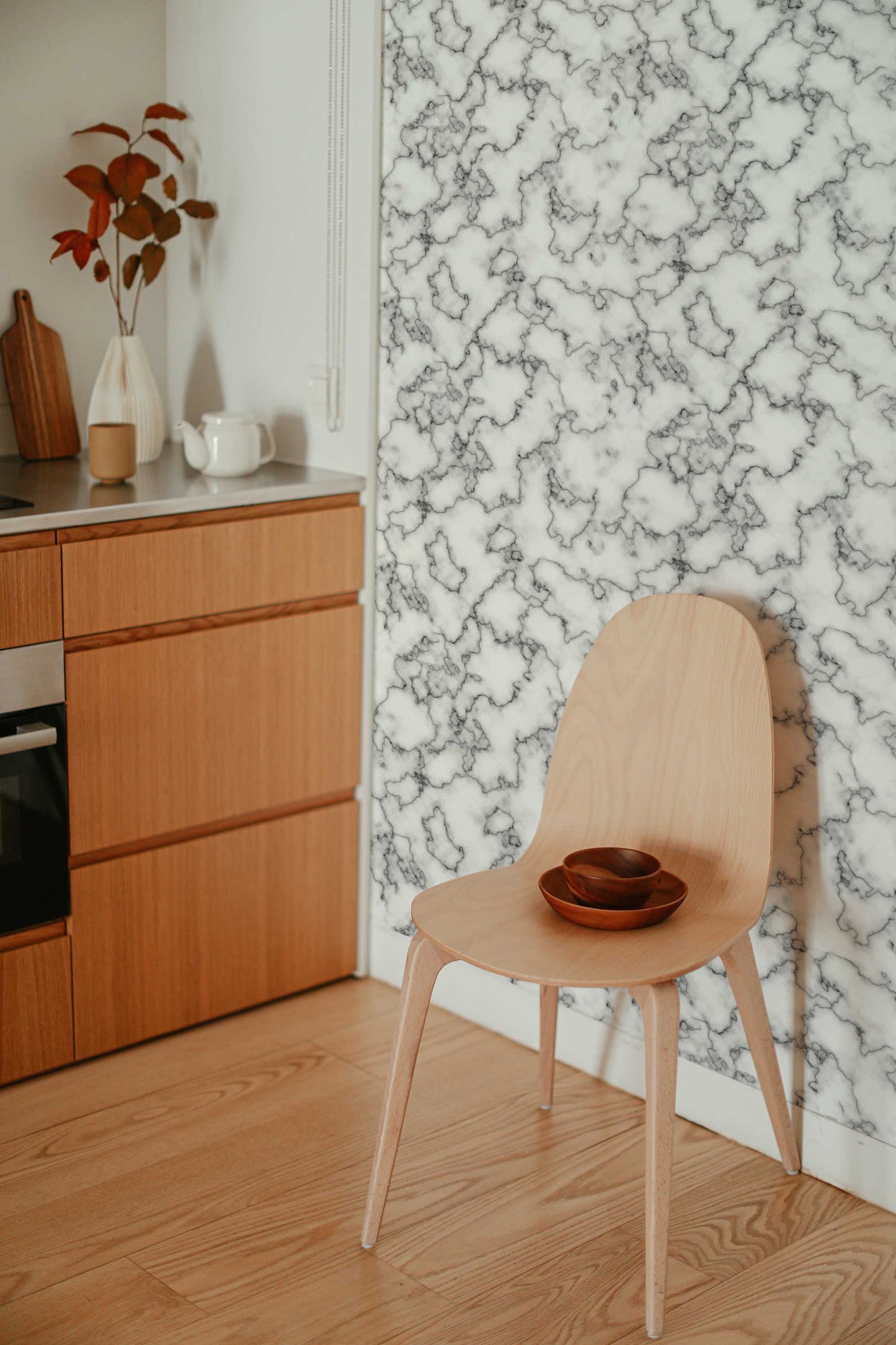 Marble Mood Wallpaper | Elegant Grey & White Design | Modern Luxury Wall Mural