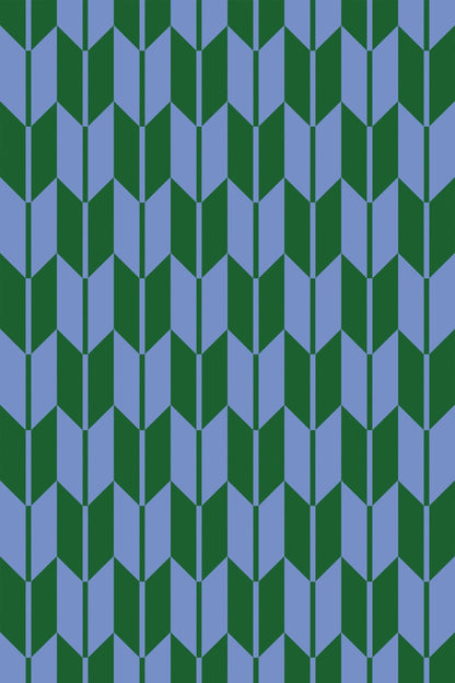 Herringbone Flow Wallpaper | Modern Scandinavian Design | Realistic Textured Wall Mural