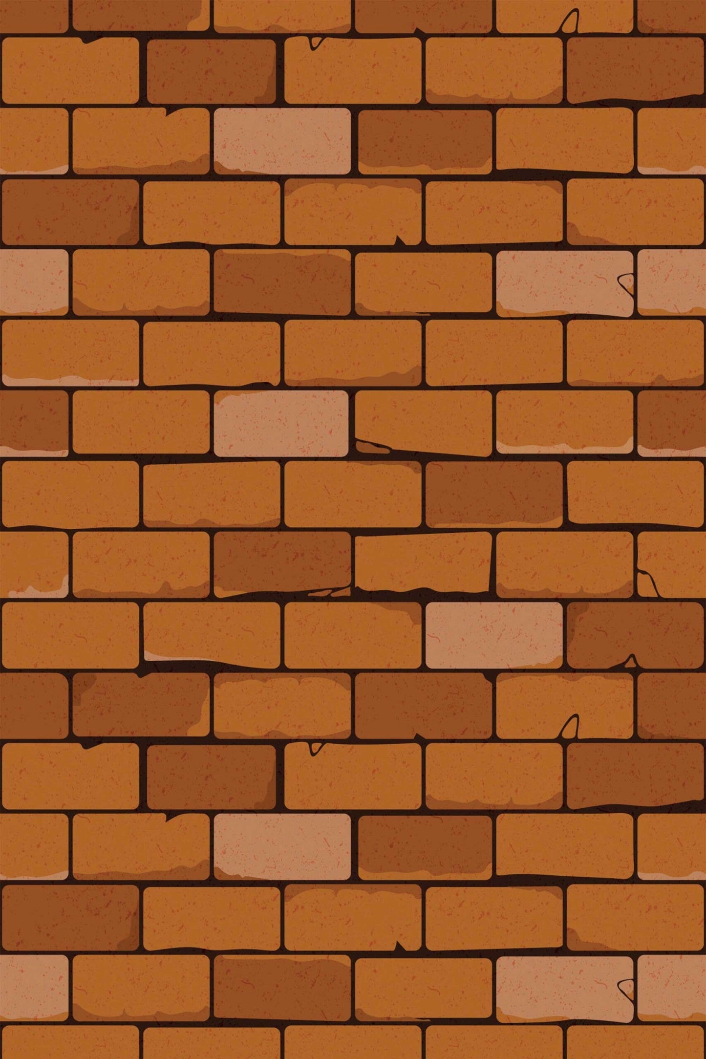 Bold Red Textured Bricks Wallpaper | Realistic Brick Effect | Modern Feature Wall Decor