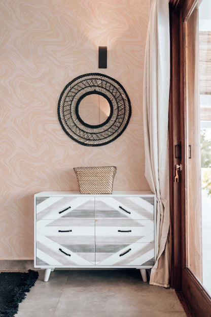Soft Pastel Marble Wallpaper | Elegant Abstract Design | Modern Luxury Wall Mural