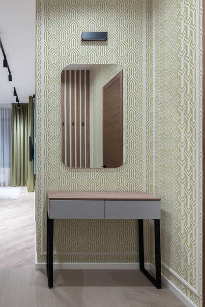 Geometric Seamless Wallpaper | Modern Scandinavian Design | Minimal Textured Wall Mural