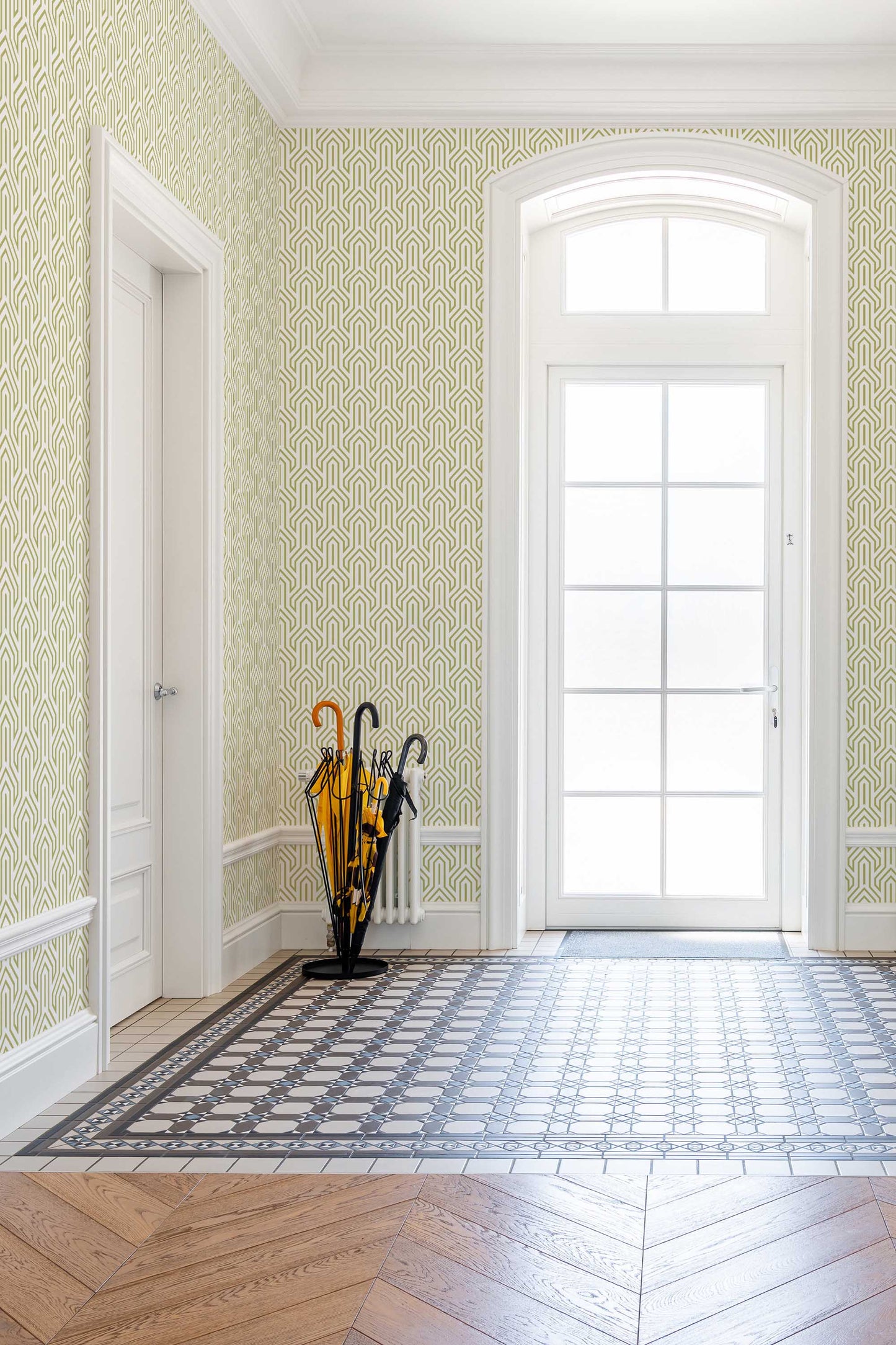 Geometric Seamless Wallpaper | Modern Scandinavian Design | Minimal Textured Wall Mural