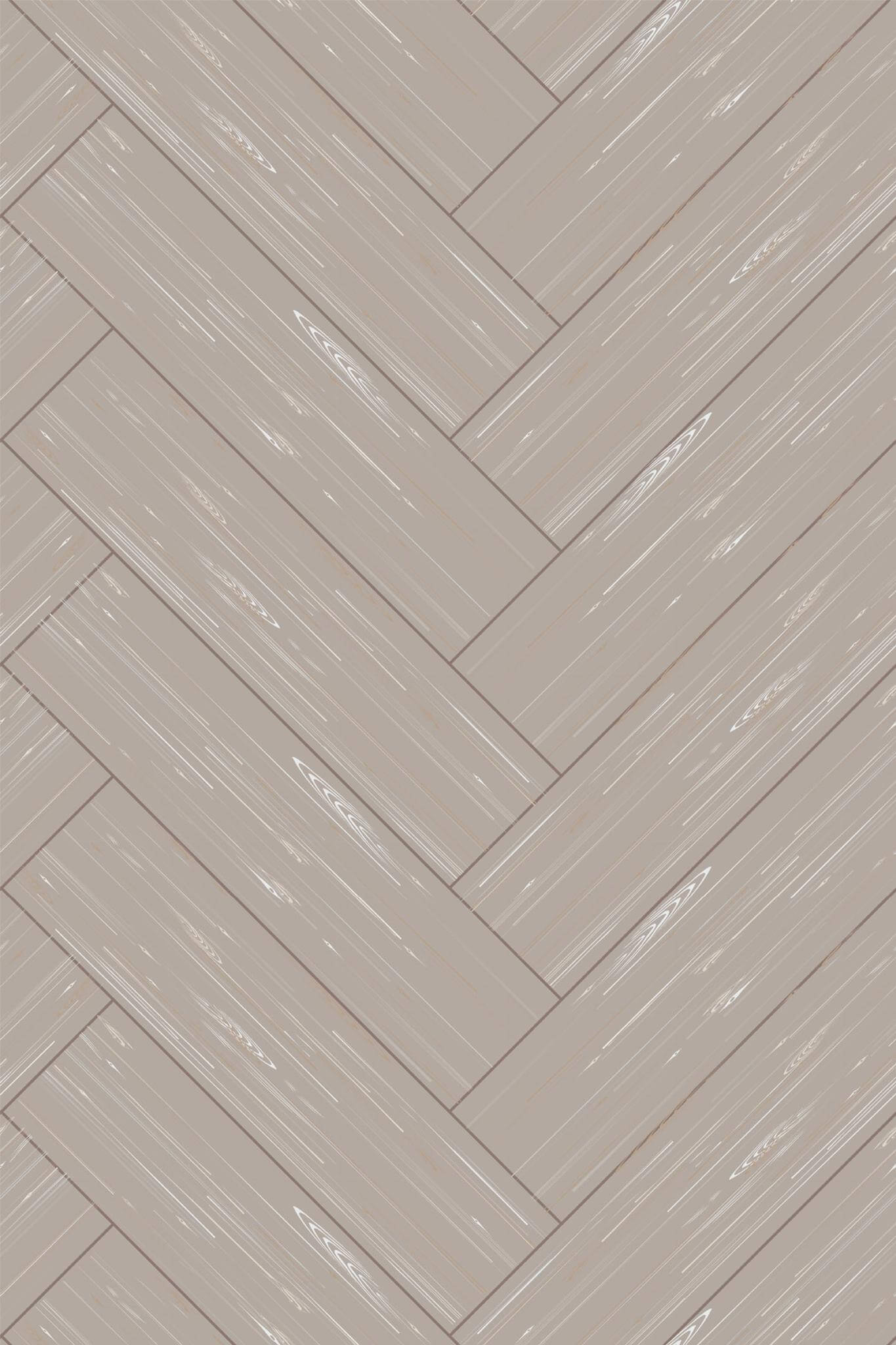 Wood Herringbone Wallpaper | Modern Scandinavian Design | Realistic Parquet Wall Mural